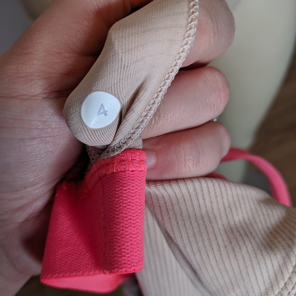 Lululemon - coral / beige tank top - Picture 8 of 12